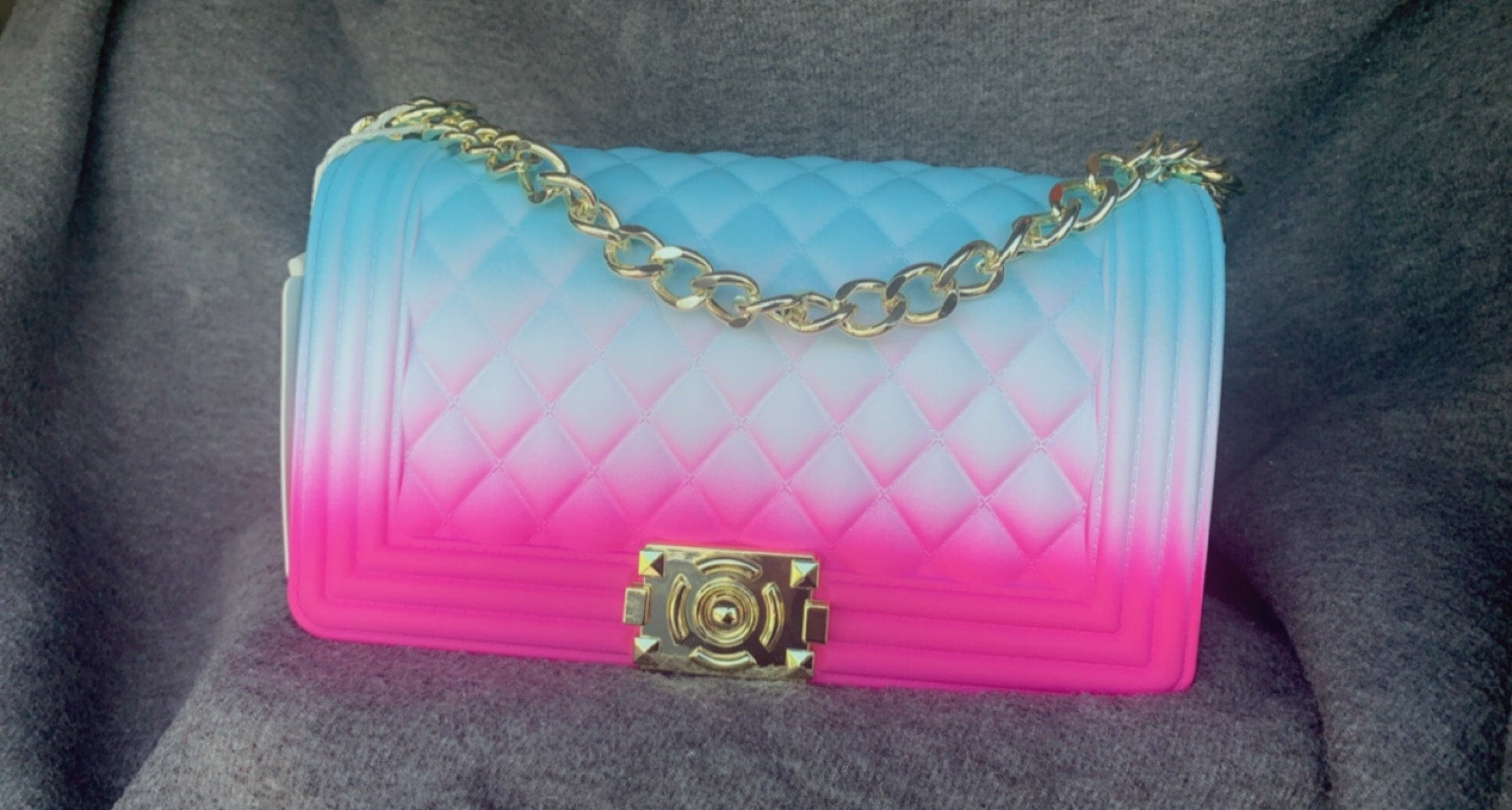 Cotton candy fashion hand bags Rahz Hair Beauty Bar LLC